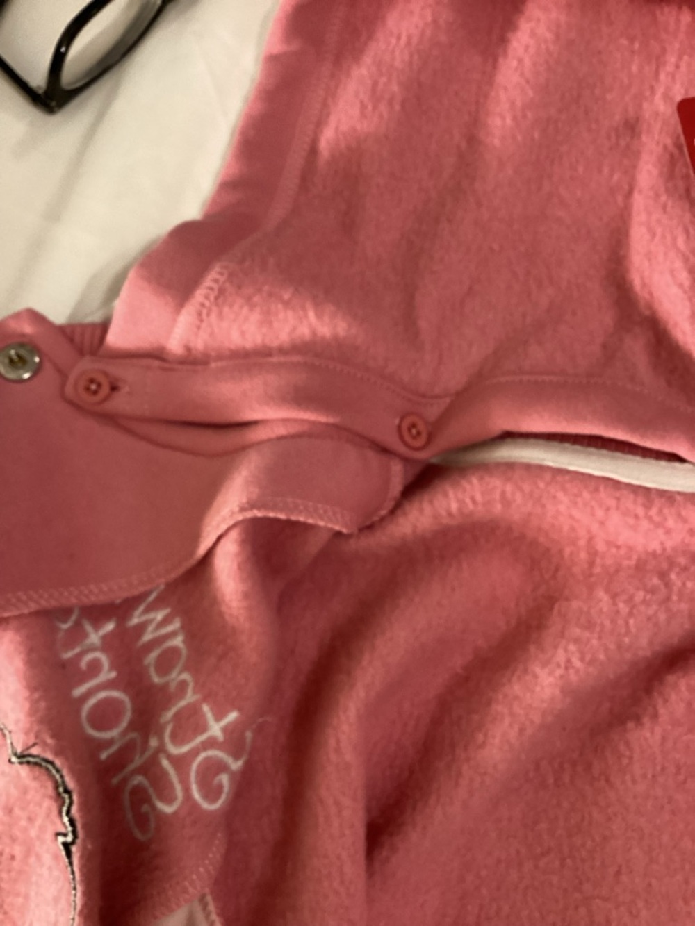 Strawberry Shortcake Pink Hooded Girls' Varsity Jacket - Picture 12 of 14